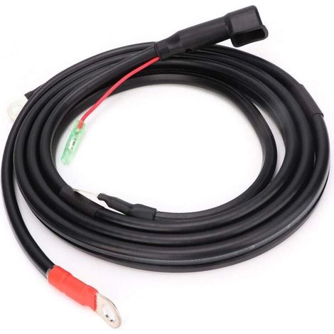 Cavo batteria per motore fuoribordo, 2 m, compatibile con motori fuoribordo Yamaha Parsun Powertec da 30 a 85 CV.