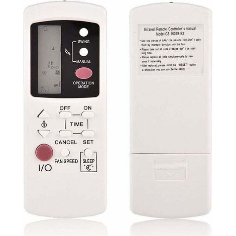 GZ-1002B-E3 télécommande de remplacement pour climatiseur Galanz remplacement de la télécommande du climatiseur pour Galanz GZ-1002A-E3 GZ-1002B-E1 (1/4)