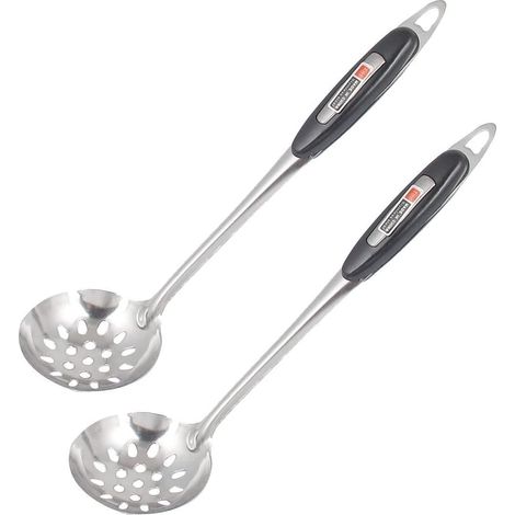 XYZOOM Creuser passoire perforée louche cuillère écumoire 7 cm de (1/2)