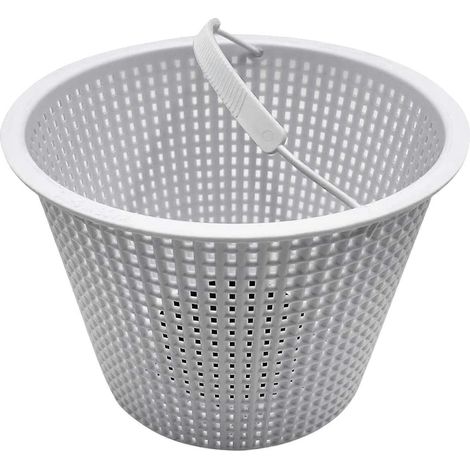 Panier de skimmer robuste, panier pour sac filtrant intégré, accessoires de nettoyage de piscine, grand blanc (1/5)