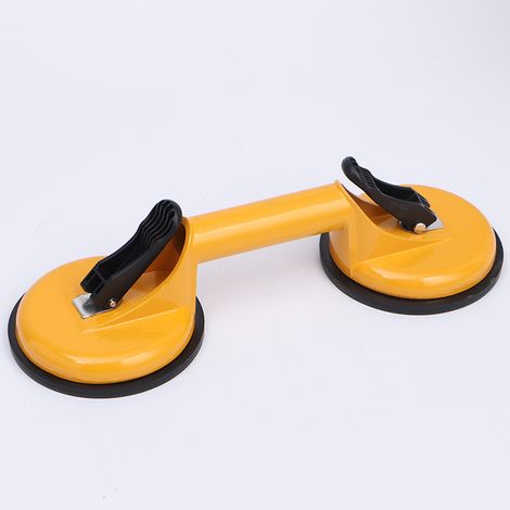 Poignée à ventouse, ventouse professionnelle en laiton à double ou triple plaque, outil de levage, de préhension et de déplacement (double tête)