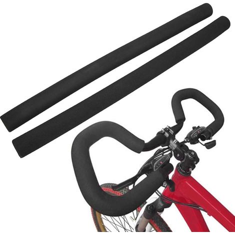 Poignées de Guidon de Vélo Mousse Éponge de Vélo Housse de Guidon de Vélo Flexible Poignées en Mousse Vélo Papillon Housse D'éponge de Guidon pour Vélo de Route de Montagne (2PCS) (1/5)