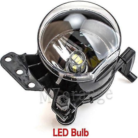 Ensemble de feux antibrouillard pour BMW E46, feu antibrouillard LED pour BMW E60, E90, E63, E46 323i, 325i, 525i, phare antibrouillard, optique de phare - Côté droit - Ampoule LED (1/5)