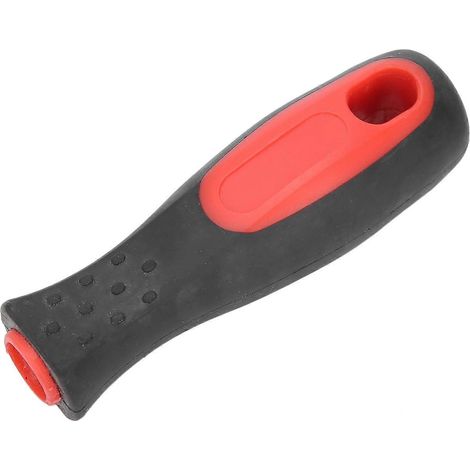 Lime à fer à cheval ergonomique en plastique avec manche en acier et poignée antidérapante, grande taille bicolore. (1/3)
