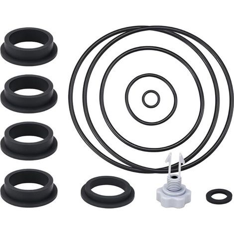 Kit de joints de remplacement pour pompe de filtre à sable Intex 25013 : soupape de purge d'air et joint en L/O (1/4)