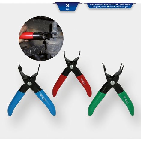 Brilliant Tools Kraftstoffleitung-Entriegelungszangen-Satz, 3-tlg