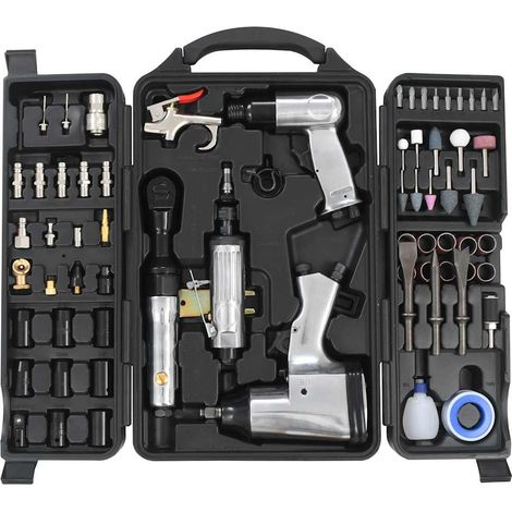 Kit d'outils pneumatiques 70 pcs (1/5)