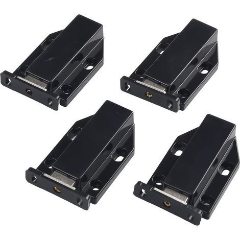 Lot de 4 loquets placard à ouverture par simple pression, avec (1/5)