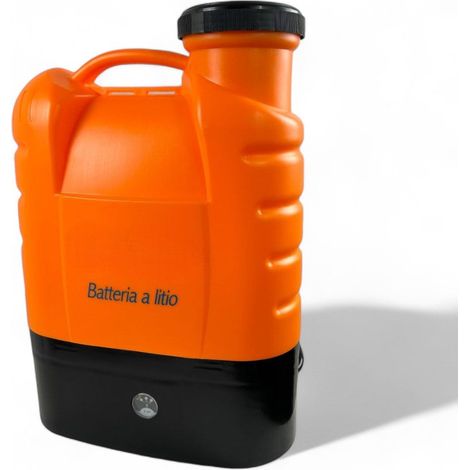 Bomba pulverizadora de mochila de 16 litros con accionamiento por batería de litio y regulador de presión