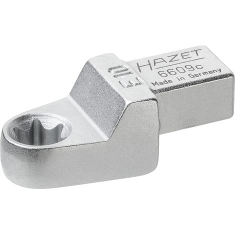 Clé polygonale TX encastrée 6609C-E10 Carré encastré 9 x 12 mm Profil TX externe E10 HAZET (1/2)