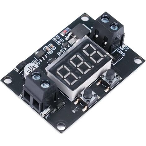 BUNTHAUS Protection contre les soustensions de décharge de batterie 12 V avec module de commutateur d'arrêt automatique, entrée 4 V30 V, sortie 10 A, coupure de tension réglable pour systèmes 12 V (1/4)
