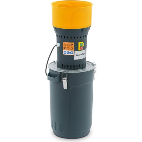 Mulino per cereali elettrico 25 litri 300 kg/h 1.300 watt pp grigio arancione 140009414