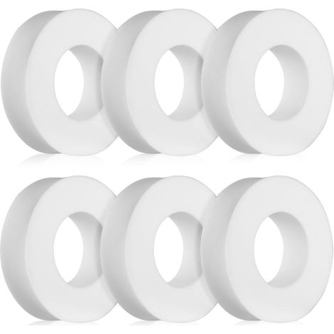 SHINING HOUSE 6pcs Anneau d'escalade pour Nettoyeur de Piscine Compatible avec Dolphin Maytronics Le Robot Nettoyeur de Piscine, Blanc Anneaux Roues pour Dolphin M200 M400 M500 Nautilus/CC Plus DX3/DX