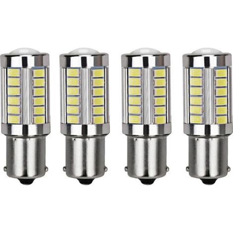 4 BA15S P21W 1156 12V kaltweiße LED-Lampen für Rückfahrscheinwerfer und Tagfahrlicht für VW Golf (1/5)