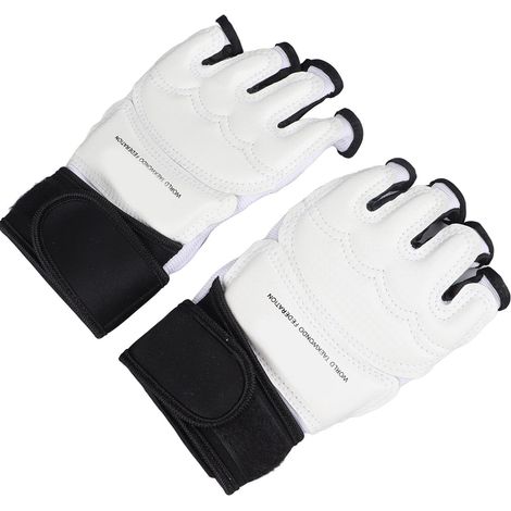 Verstellbare, bequeme Halbhandschuhe für Kickboxen, Sparring, Sandsacktraining und Training (1/5)