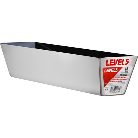 LEVEL5 Spachtelkasten Schlammpfanne aus rostfreiem 405mm 5-336 (1/3)