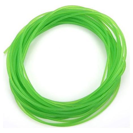 Cinghia tonda in poliuretano verde con superficie ruvida per trasmissione (2 mm 10 m) (1/5)