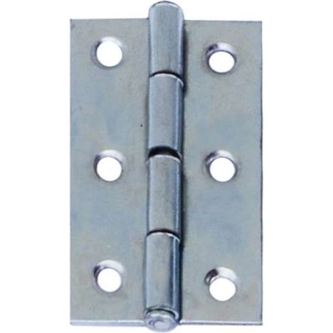 Cerniere con spina fissa ferro zincato 25 x 40 mm. 2 pz. (1/2)