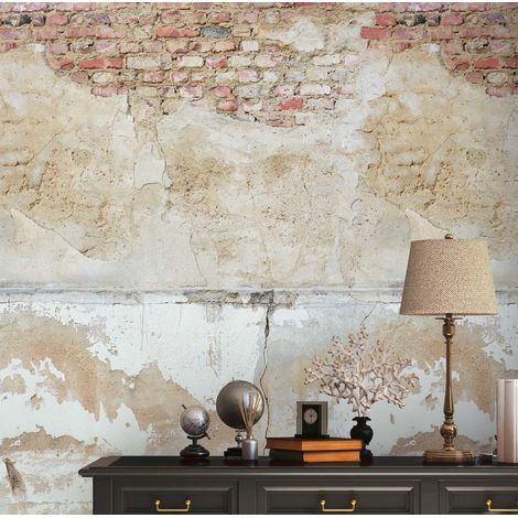 A.S. Creation Fototapete Livingwalls The Wall II 392491 Ein Motiv pro Rolle 2.80 x 1.59 m Steinoptik Beige (1/3)
