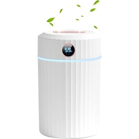 Humidifier Diffuser darômes, Humidifier to Ultrasound 2L with LED 7 Colors, Diffuser darômes to Double nozzle Steam (1/5)