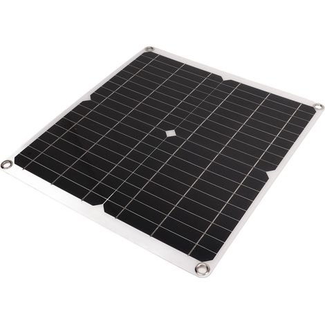 Tragbares 25-W-15-V-Solarpanel-Set, monokristallines 25-W-15-V-Silizium-Solarpanel, 100-A-Laderegler-Set für Wohnmobile, Versand (1/5)