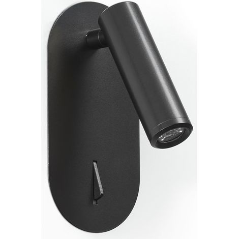 Foco empotrable de pared DIRK LED SMD 3 W 200 lm 3000 K CRI80 Negro (1/2)