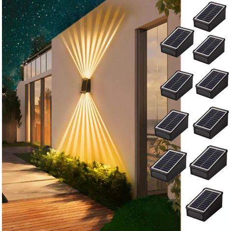 2 Pièces 8LED Lumière de Jardin Solaire, Lampes Solaires Lucioles Coloré Etanche IP65, Lumière Oscillante Lumières Solaire Firefly Extérieur Décoratives pour Allée Terrasse, Jardin, Patio