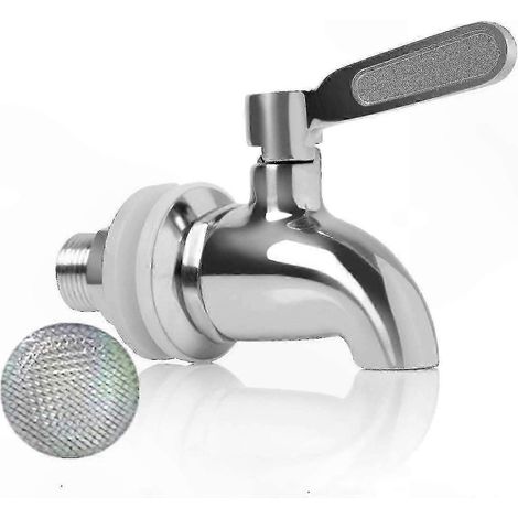Robinet distributeur de boissons en acier inoxydable, pièce de rechange de 16 mm pour vin, bière et fûts, durable et résistant à l'usure (1/5)