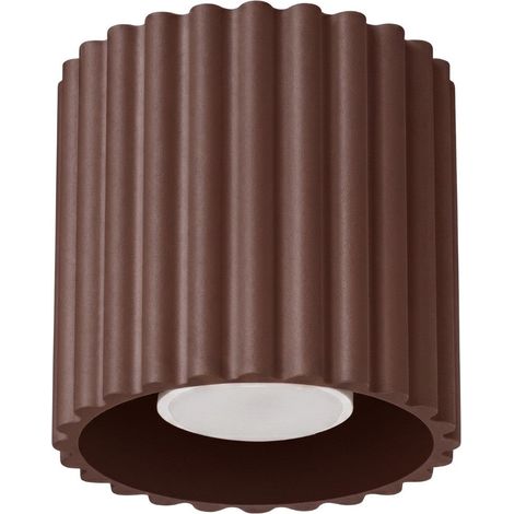 SOLLUX SL.2423 Plafón AURA 1 marrón GU10 - ref: SL.2423 (1/2)