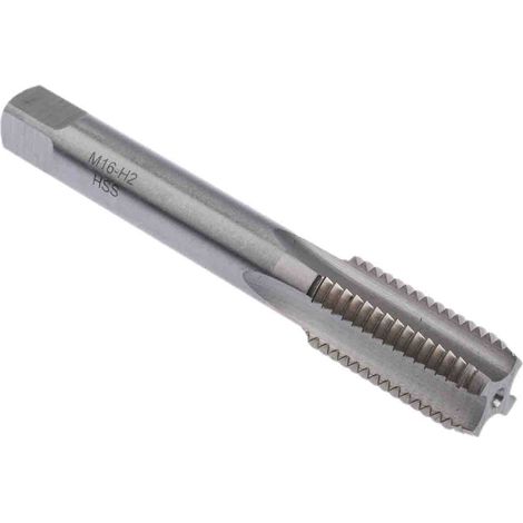 Rs Pro – Taraud M16 – Pas de 2.0mm – HSS – Flûte droite pour coupe efficace – Filetage métrique pour applications précises – Prix pour 1