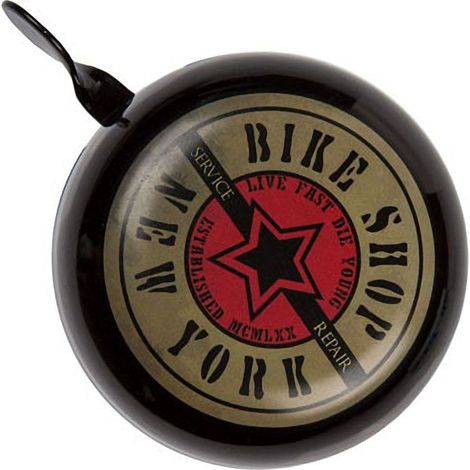 Avertisseur sonore pour vélo en métal New York