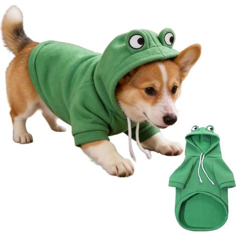 CCYKXA Hundekostüme 1 Hunde-Hoodie, Hunde-Fleecepullover, Hunde-Warmjacke, Hunde-Weiches Sweatshirt (Größe M) (1/5)