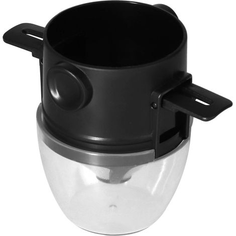 Filtre à café portable en acier inoxydable 304 avec tasse en plastique PP transparent, idéal pour une utilisation en extérieur. (1/5)