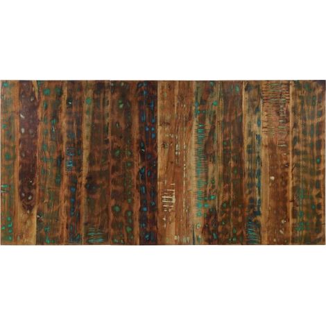 vidaXL Tête de lit multicolore 160 cm bois massif récupération