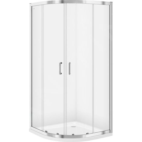 Cersanit Zip - Cabine de douche 89x89 cm, chrome/verre clair S154-002 (1/4)