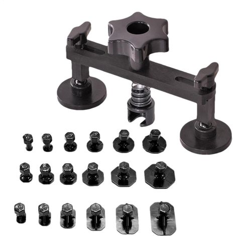 Outils d'extraction de bosses, kit d'extraction de bosses Conception de pont extracteur de réparation de bosses de carrosserie de voiture (1/5)