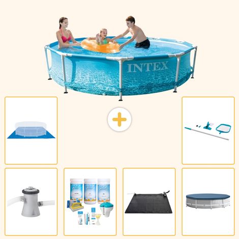 Intex Piscine Tubulaire Ronde - 305x76 cm - 7-pièces  S20367 (1/4)