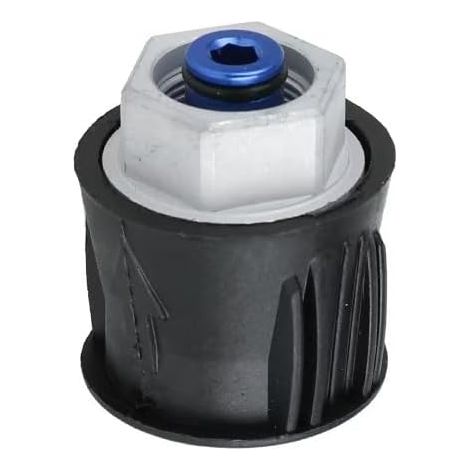 Raccordo rapido per tubo flessibile per idropulitrici. Giunto M22F per tubo flessibile con attacco rapido Nilfisk. Adattatore con anima in metallo rinforzato, compatibile con Nilfisk.