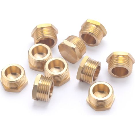 Tapón Macho QUICK PLOMBERIE - M 3/8 x 10 unidades