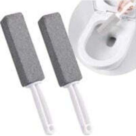 Brosse de Nettoyage de Pierre Ponce, Lime Pieds Pédicure Professionnelle avec Poignée Brosse Suspendu, pour Cuisine/Grill/Bain/Toilette/Pool, 2 Pièces (1/5)