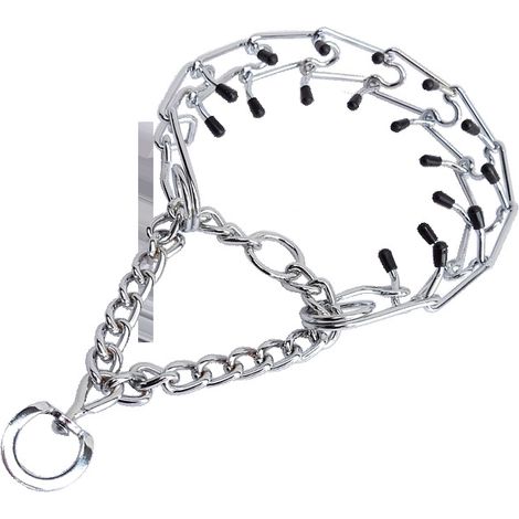 Chaîne de stimulation pour animaux de compagnie, fournitures d\'entraînement pour chiens, ensemble de vêtements, chaîne de stimulation, collier pour chien, cheval, cou de berger allemand (1/4)