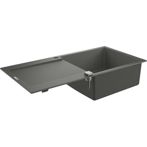 Grohe Lavelli - Lavello composito K500 con scarico automatico, 100x50 cm, granito grigio 31645AT0 (1/4)