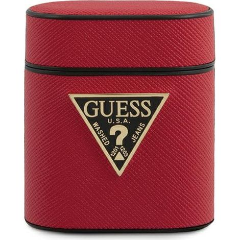 Custodia Guess Saffiano Red per AirPods 1