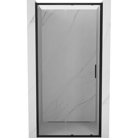 Mexen Exo puerta de ducha corredera 100 cm, transparente, negro - 8151-100-000-70-00 (1/5)