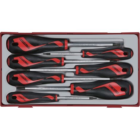 Set tournevis TX--Tpx TT1 tray7 pièces Teng Tools TT917TXN