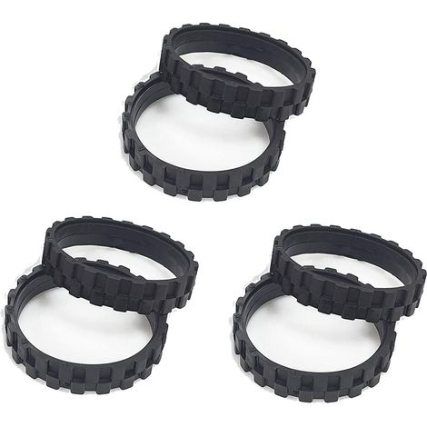 Filiyano-Lot de 6 accessoires pour aspirateur : pneus/roues/caoutchoucs/courroies compatibles avec les modèles iRobot Roomba séries 500, 600, 700, 800 (1/5)
