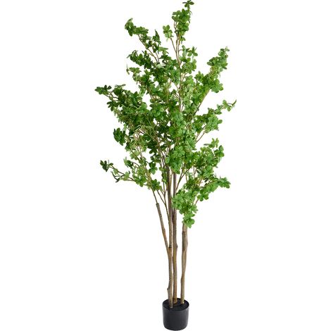 Polyester Simulated Stem Bellflower Tree Potted Plant Home Decoration 75cm W x 210cm H (1/5)