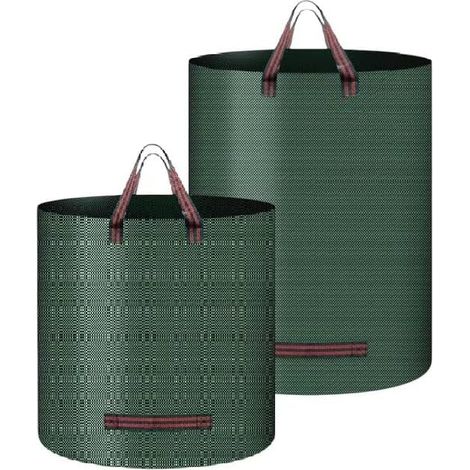Gartenabfallsack,Laubsäcke,Faltbar & Wasserdicht Robuste,für Laub, Rasenschnitt (1/2)
