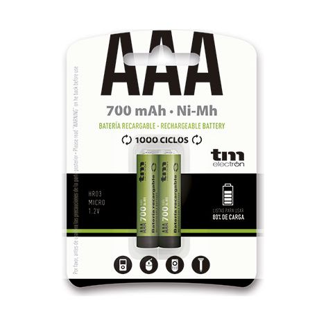 BATERIA R03 NI-MH 700MAH BLISTER 2X TM (1/5)