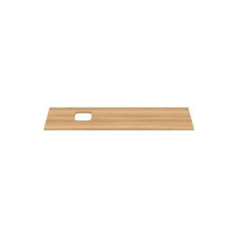 IS WT-Platte i.life B Ausschnitt links f.1 Schale 1202x507x18mm Eiche Natur (1/2)